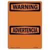 Signmission OSHA WARNING Sign, Warning Blank Write-On Bilingual, 14in X 10in Aluminum, 14" W, 10" H, Landscape OS-WS-A-1014-L-12884